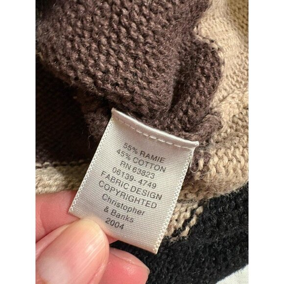 Christopher & Banks Women's Brown Jumper - Picture 5 of 7